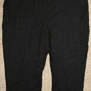Lucy & Yak Men's Black Cargo Pants